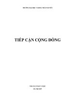 TIẾP CẬN CỘNG ĐỒNG part 1 ppsx