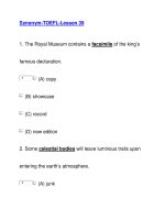 Synonym-TOEFL-Lesson 39 ppsx