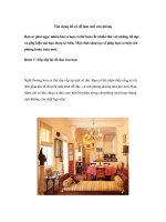 Tận dụng đồ cũ để làm mới căn phòng docx