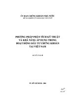Đề tài phương pháp phân tích kỹ thuật và khả năng áp dụng trong hoạt động đầu tư chứng khoán tại việt nam   luận văn, đồ án, đề tài tốt nghiệp
