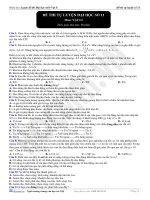 Đề thi tự luyện đại học môn vật lý - 11 pps