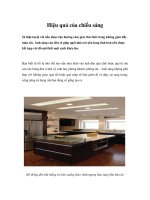 Hiệu quả của chiếu sáng potx