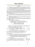 CƠ HỌC LÝ THUYẾT - PHẦN 2 ĐỘNG HỌC - CHƯƠNG 6 ppsx