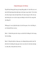 Giúp bé làm quen với thể dục pps