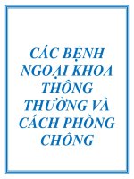 CÁC BỆNH NGOẠI KHOA THÔNG THƯỜNG VÀ CÁCH PHÒNG CHỐNG pdf