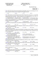 KIỂM TRA HỌC KÌ II Trường THPT Chuyên Môn Vật lí - Mã đề: 483 doc