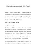 100 điều doanh nhân trẻ cần biết - Phần 8 pot