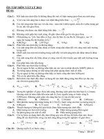 ÔN TÂP MÔN VÂT LÝ 2011 - Đề 4A potx