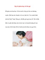 Dạy bé phản ứng với tên gọi pptx