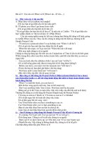 Bài số 9 Các câu với When và If (When I do...If I do.....) pptx