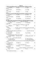 KỲ THI THỬ HSG MÔN ANH VĂN NĂM 2011 - TEST 52 pps