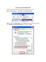 Chia sẻ thư mục trên Windows XP pot