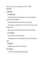 Giáo án vật lý lớp 10 chương trình cơ bản - Tiết 67: BÀI TẬP docx