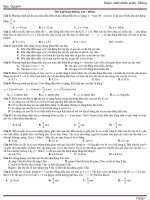 ÔN TẬP DAO ĐỘNG CƠ + SÓNG pdf