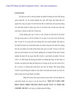 Hoàn tiện phương pháp hạch tóan và phân bổ chi phí sản xuất chung tại Cty CP nhựa Đà Nẵng - 1 pot