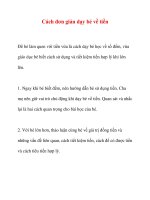 Cách đơn giản dạy bé về tiền potx