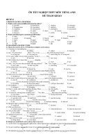 ÔN TỐT NGHIỆP THPT MÔN TIẾNG ANH ĐỀ THAM KHẢO - ĐỀ SỐ 2 ppsx