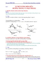 BÀI GIẢNG HÌNH HỌA - BÀI 6 ppt