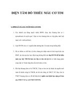 ĐIỆN TÂM ĐỒ THIẾU MÁU CƠ TIM doc