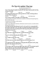 Ôn Tập trắc nghiệm Tổng hợp mô hóa học potx