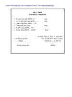 Hạch tóan lao động tiền lương tại Cty Vinatex - 7 ppsx