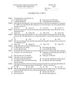 BÀI KIỂM TRA VẬT LÝ 45 PHÚT - MÃ ĐỀ 004 pps