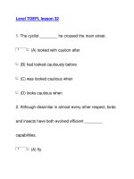 Level TOEFL lesson 32 pdf