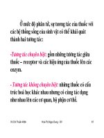 Bài giảng dược lý học part 7 doc