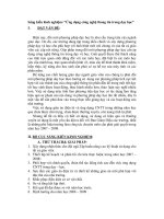 Sáng kiến kinh nghiệm: “Ứng dụng công nghệ thong tin trong dạy học” pdf