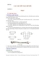 Cơ sở thiết kế máy - Phần 3 Các chi tiết máy đỡ nối - Chương 10 pptx
