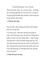 Bí quyết khắc phục 