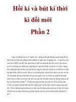Hồi kí và bút kí thời kì đổi mới Phần 2 pot