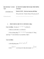 đề thi thử tốt nghiệp trung học phổ thông môn toán 2014 1 (3)