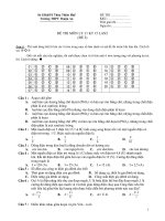 ĐỀ THI MÔN LÝ LẦN 2 (ĐỀ 2) pot