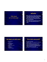 CHỈ ĐỊNH NỘI SOI LỒNG NGỰC docx