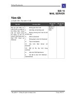 CHỨNG CHỈ QUẢN TRỊ MẠNG LINUX - BÀI 15 doc