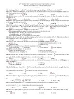 KỲ THI THỬ TỐT NGHIỆP TRUNG HỌC PHỔ THÔNG NĂM 2011 Môn thi : Vật lí (Mã đề 571) pot