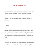 Ứng phó với 6 thói xấu ở bé doc