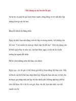 Xây dựng sự tự tin cho bé gái pot