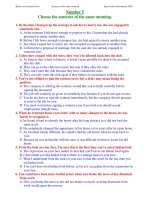 ĐỀ THI THỬ TỐT NGHIỆP MÔN TIẾNG ANH - Number 5 pot