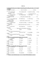 KỲ THI THỬ HSG MÔN ANH VĂN NĂM 2011 - TEST 20 pps