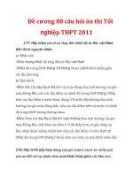 Đề cương 88 câu hỏi ôn thi Tốt nghiệp THPT 2011 Chuyên đề 17: Hãy nhận xét về sự thay đổi nhiệt độ từ Bắc vào Nam. pptx