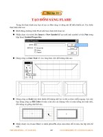 Giáo trình hướng dẫn tạo ra một đoạn graphic movie có đối tượng là một đường thẳng chuyển động bằng key sence p3 docx