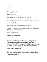 Unit 7.Present perfect ppt