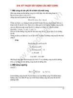 Đồ họa máy tính - Chương 2 Các phép biến đổi hình trên hệ toạ độ - Bài 10 ppsx