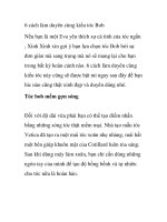 6 cách làm duyên cùng kiểu tóc Bob pptx