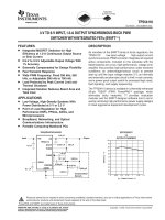 3 V TO 6 V INPUT, 1.5 A OUTPUT SYNCHRONOUS BUCK PWM SWITCHER WITH INTEGRATED FETs (SWIFT) pptx