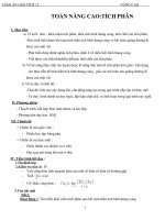 TOÁN NÂNG CAO:TÍCH PHÂN docx