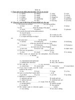 KÝ THI THỬ HSG MÔN ANH VĂN NĂM 2011 - TEST 46 pdf