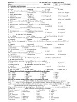 ĐỀ THI THỬ TỐT NGHIỆP 2010-2011 - CODE : 135 pptx